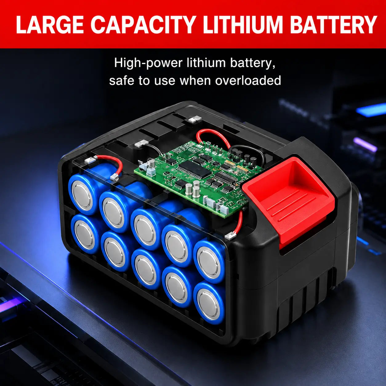 48V Lithium-Ion Battery for Longer Run Time