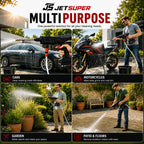 Jetsuper™ Pro - Pressure Washer & Jet Blower Combo For Car, Home & Outdoor Space